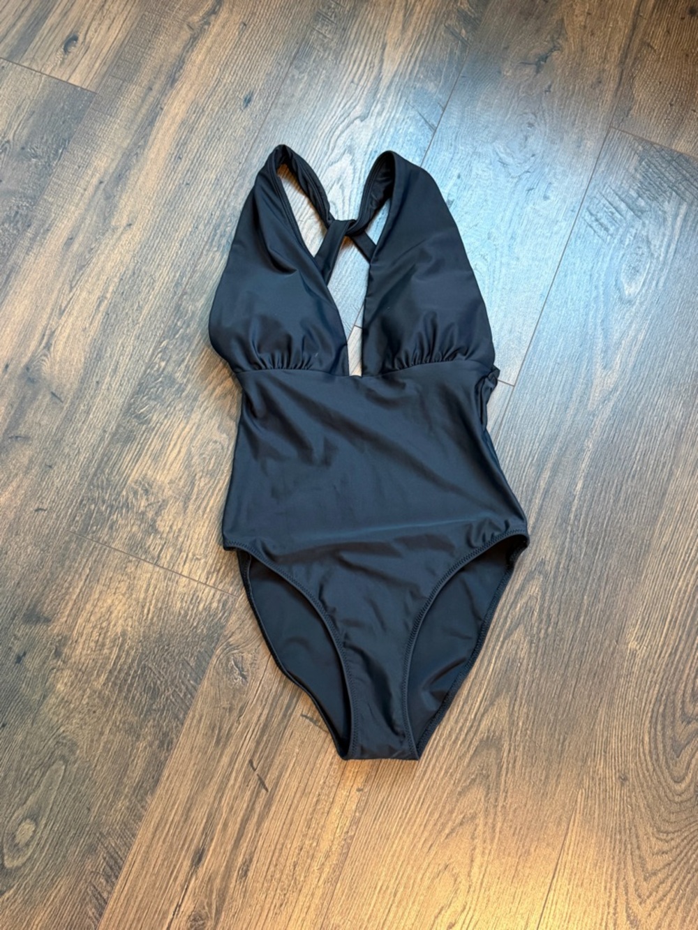 Summersalt Women’s Deep Dive Plunge One Piece Swimsuit Black Size 4